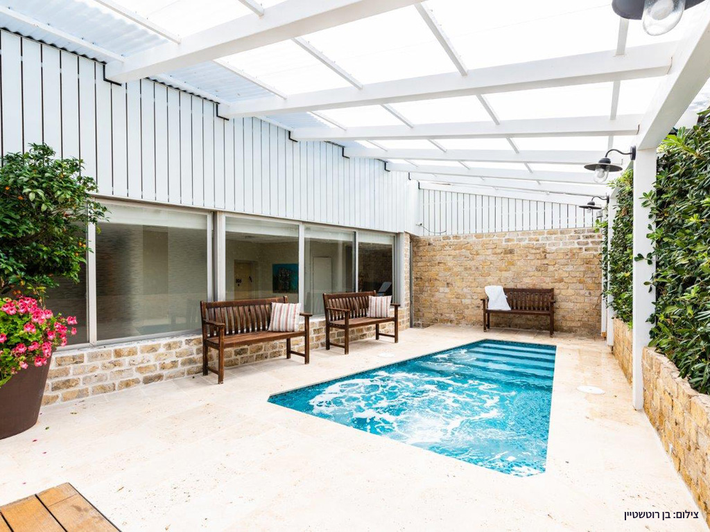 צימרים לפי שעה בזכרון יעקב - בריכת זרמים בבית מימון